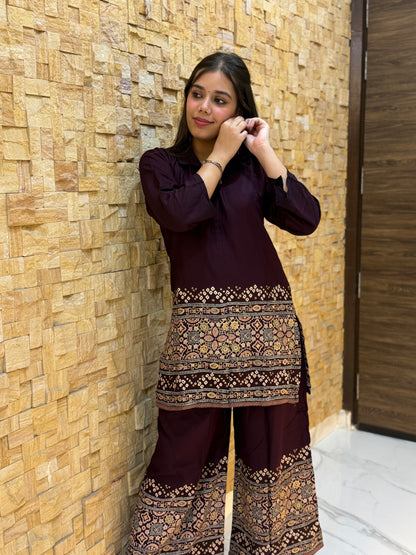Purple Butter Soft Co Ord Set