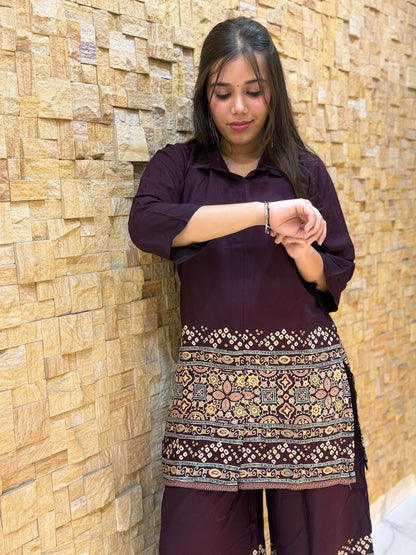 Purple Butter Soft Co Ord Set