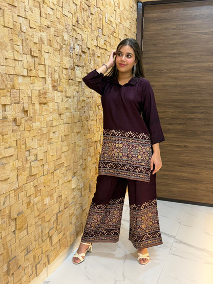 Purple Butter Soft Co Ord Set