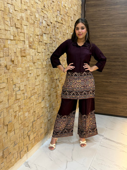 Purple Butter Soft Co Ord Set